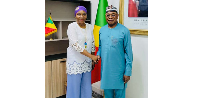 Le Président de l'OMAOC, l'honorable Ministre des Transports, de l'Aviation Civile et de la Marine Marchande de la République du Congo à reçu le SG de l'OMAOC à Brazzaville - CONGO, le 21 Juillet 2025