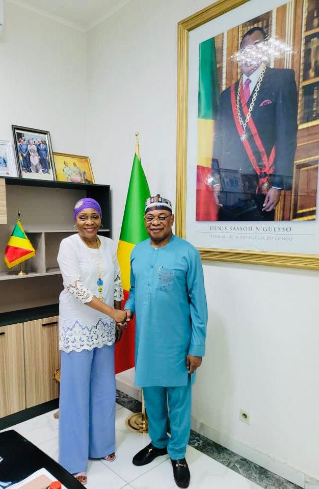 SECOND VISIT TO THE CHAIRPERSON OF MOWCA / MINISTER OF TRANSPORT OF CONGO