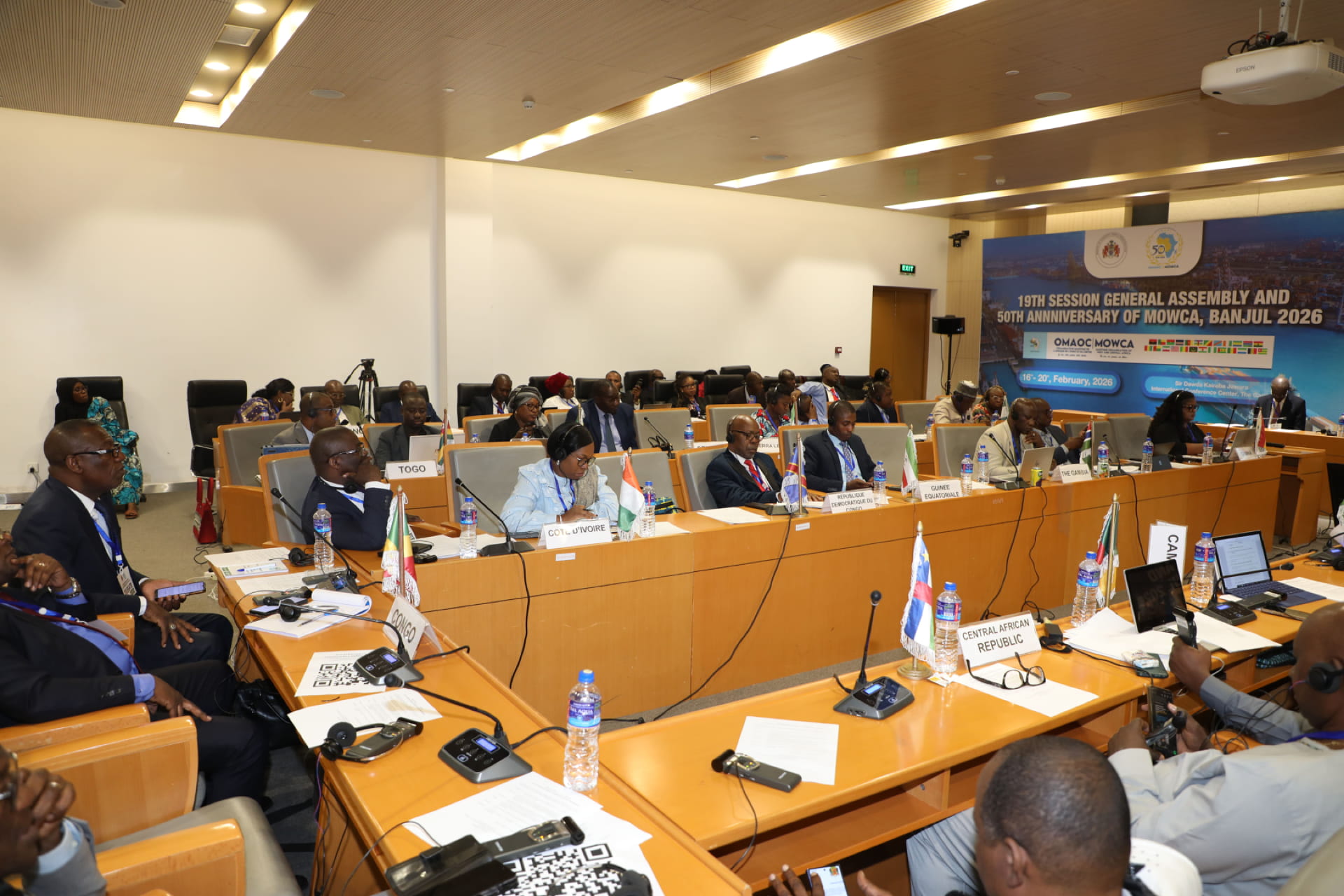 19ème Assemblée Générale et  célébrations du 50e anniversaire de l'OMAOC  Banjul (16 au 20 Février 2026)