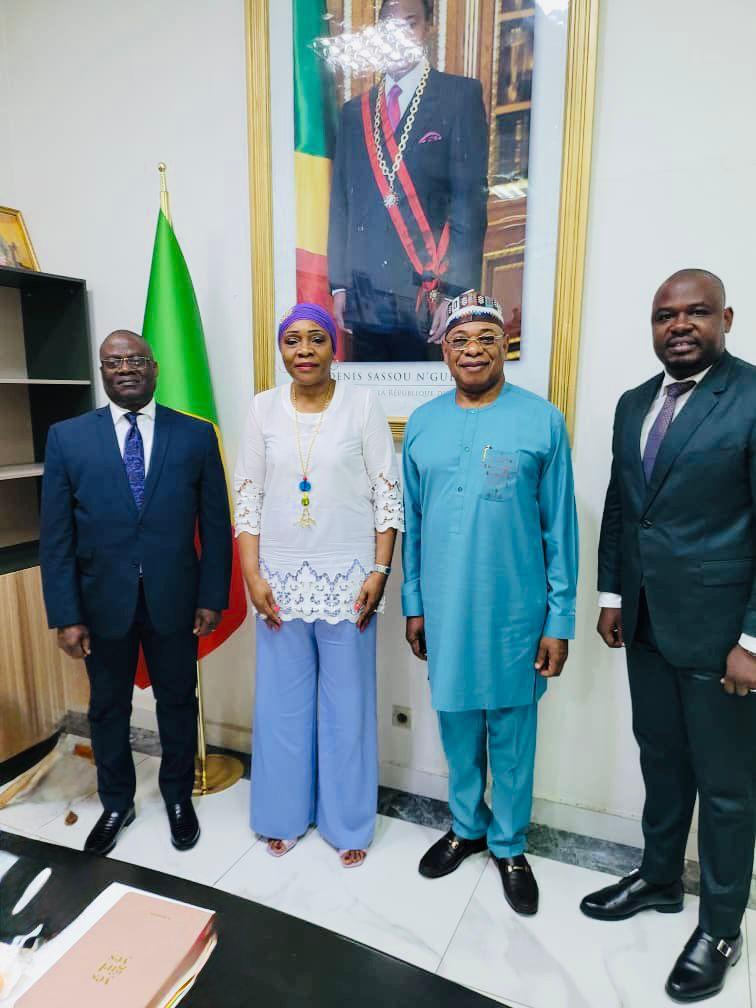 SECOND VISIT TO THE CHAIRPERSON OF MOWCA / MINISTER OF TRANSPORT OF CONGO