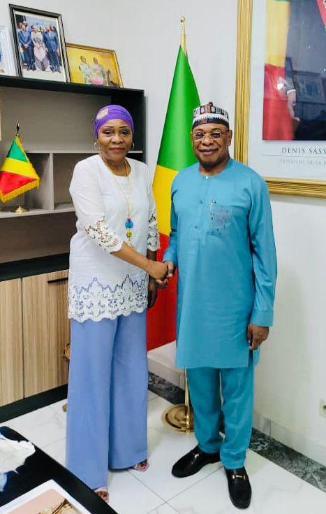 SECOND VISIT TO THE CHAIRPERSON OF MOWCA / MINISTER OF TRANSPORT OF CONGO