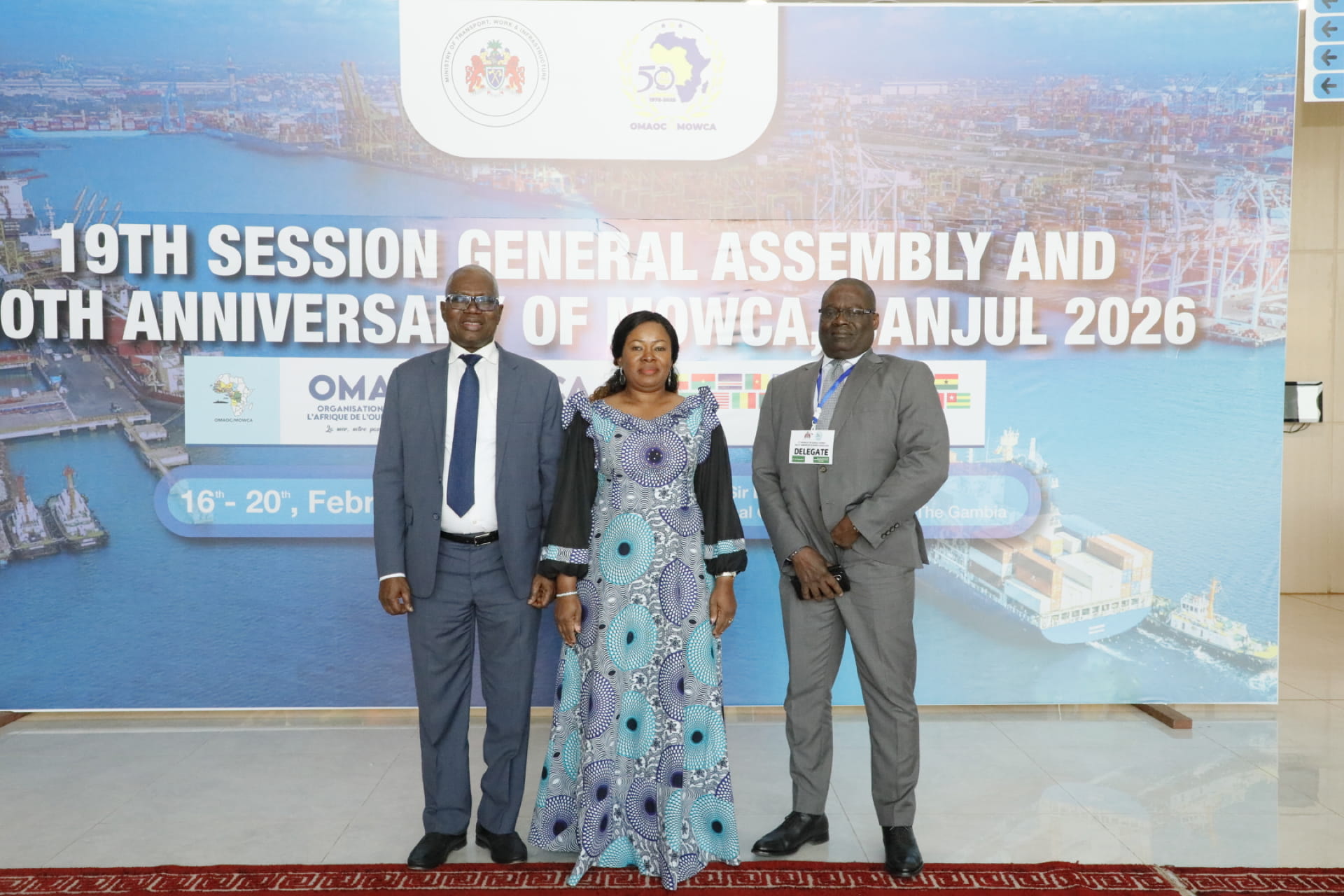 19ème Assemblée Générale et  célébrations du 50e anniversaire de l'OMAOC  Banjul (16 au 20 Février 2026)