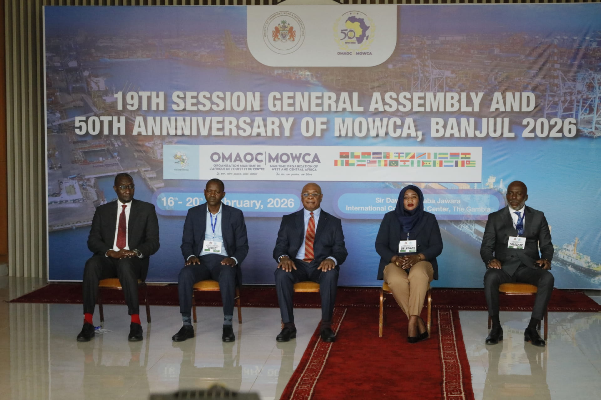 19ème Assemblée Générale et  célébrations du 50e anniversaire de l'OMAOC  Banjul (16 au 20 Février 2026)