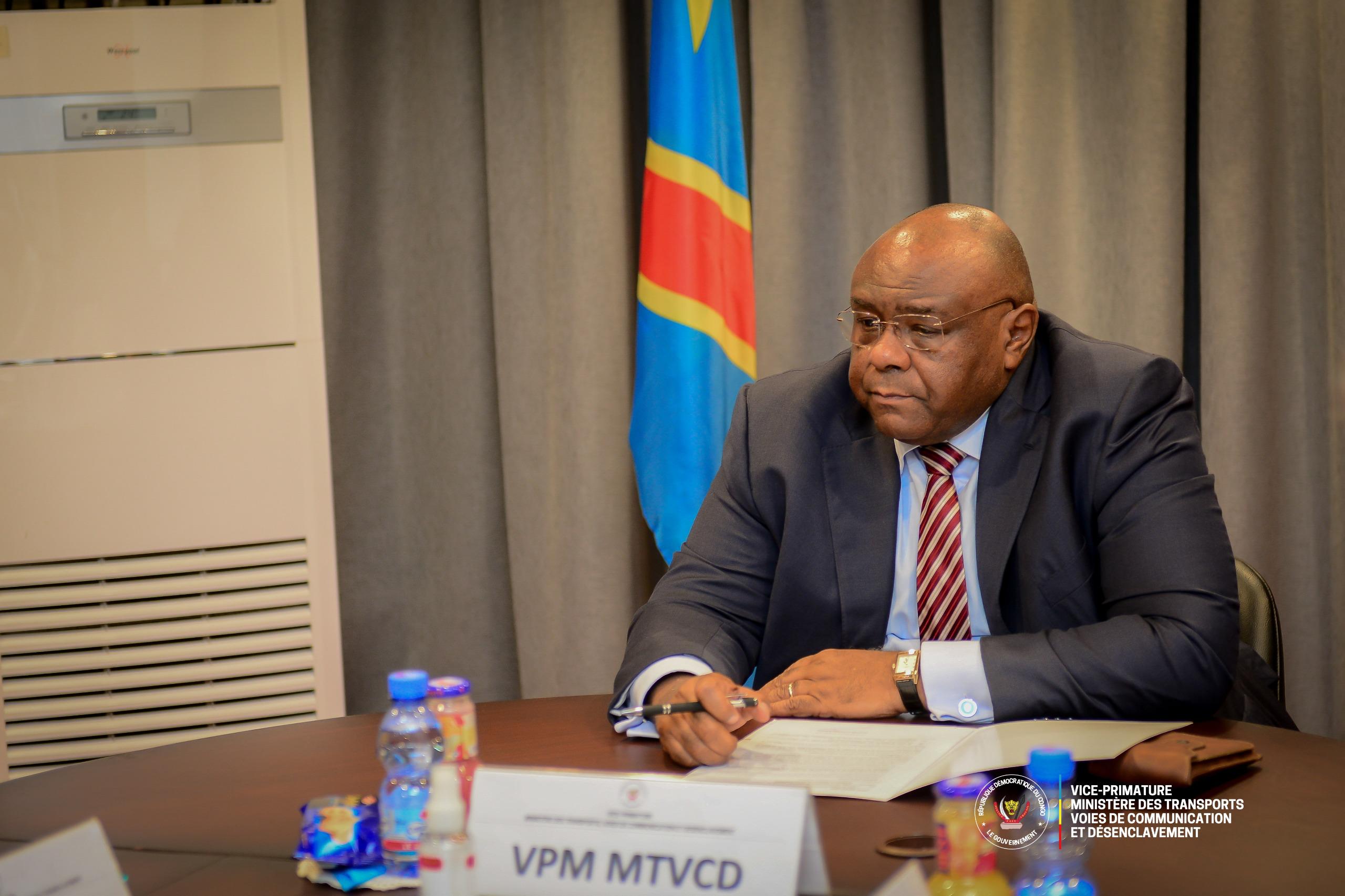 VISIT TO DR CONGO PRIME MINISTER AND MINISTER  OF TRANSPORT, COMMUNICATION ROUTES AND  DISENCLEVEMENT