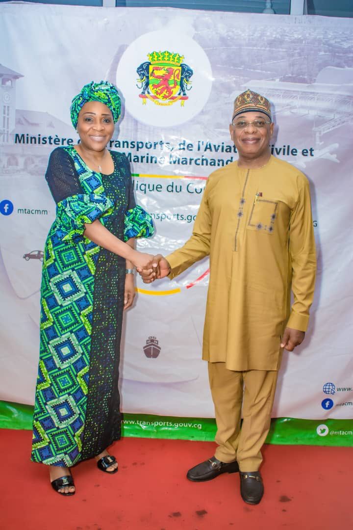 Visit to Congolese Minister of Transport, Civil aviation and Merchant Marine / MOWCA Chairperson - 02 05 2025