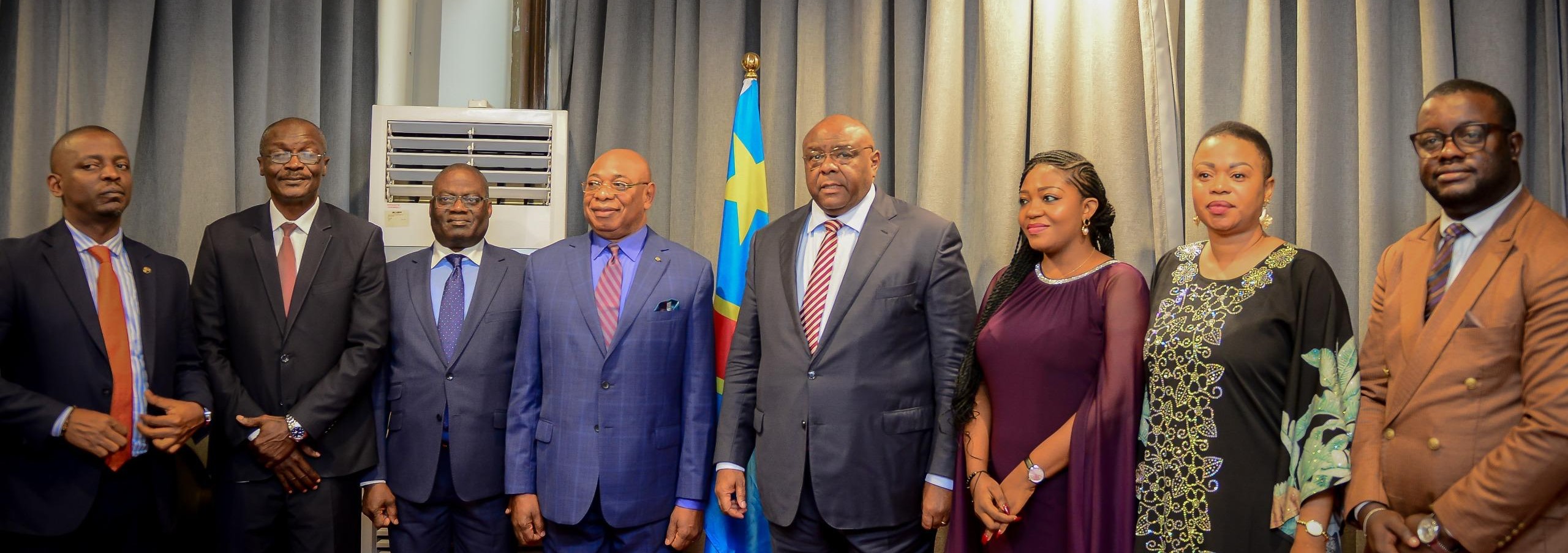 VISIT TO DR CONGO PRIME MINISTER AND MINISTER  OF TRANSPORT, COMMUNICATION ROUTES AND  DISENCLEVEMENT