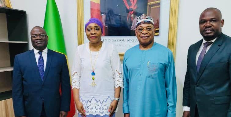 SECOND VISIT TO THE CHAIRPERSON OF MOWCA / MINISTER OF TRANSPORT OF CONGO